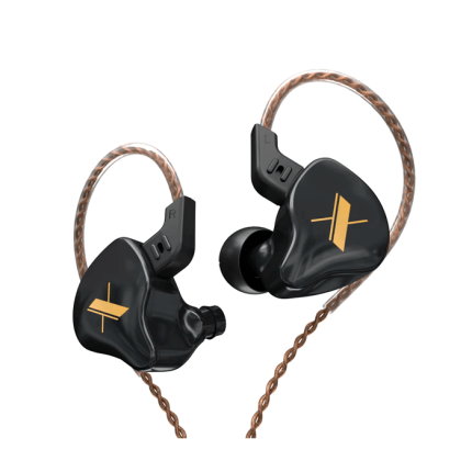 KZ EDX Dual Magnetic Dynamic Driver HiFi In-Ear Headphones.